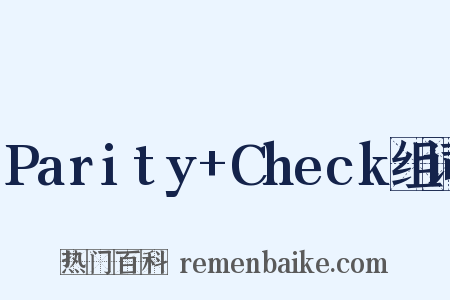 Parity+Check组词是什么意思的图片